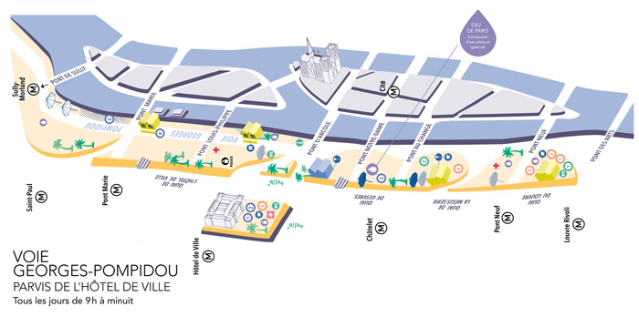 Plan de Paris plage 2013