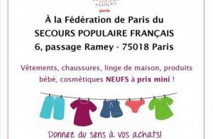 Braderies Solidaire du Secours Populaire