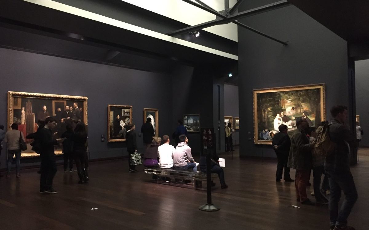 Visiteurs au Musée d'Orsay
