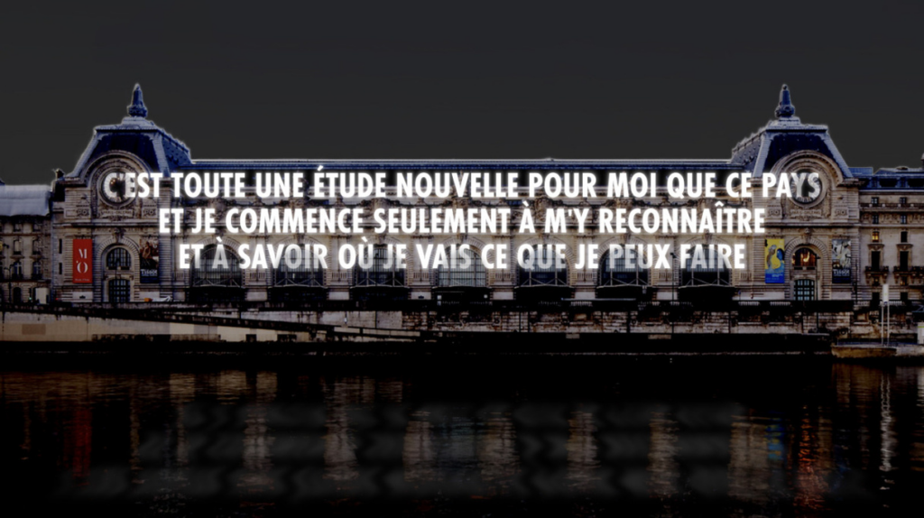 Le musée d'Orsay à Paris, vu depuis la Seine